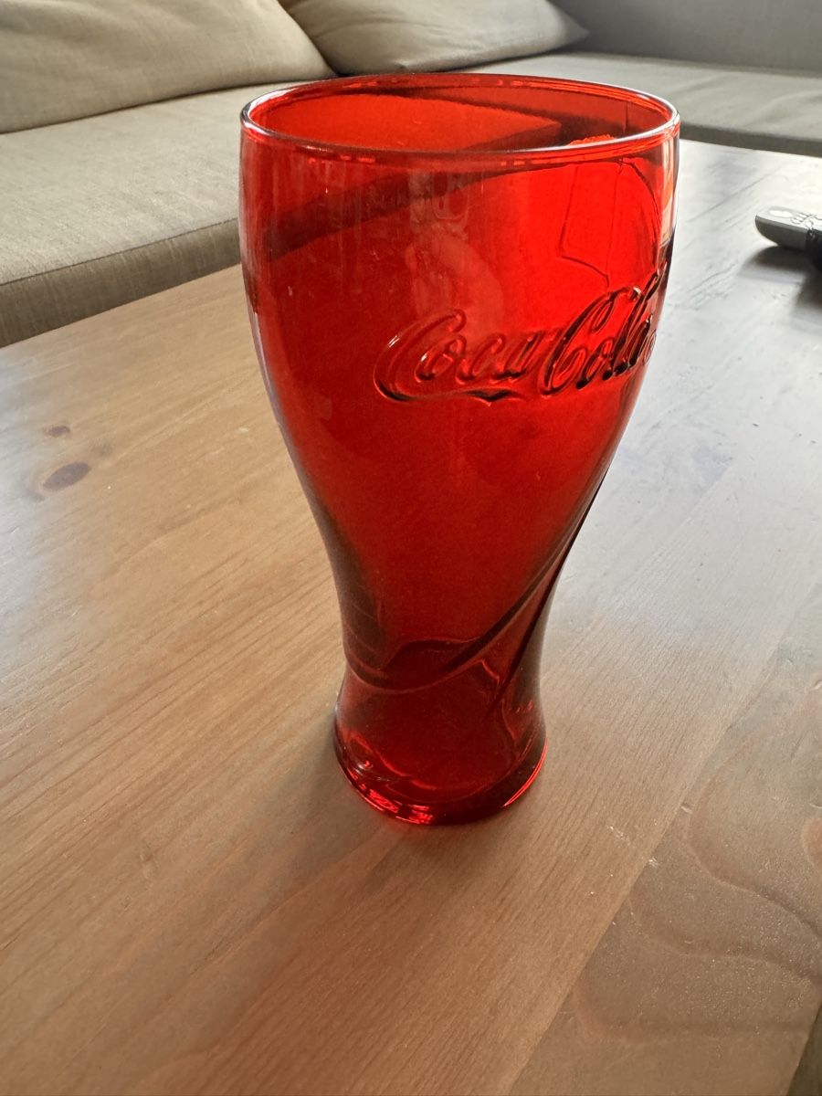 Coca-Cola Bicchieri: Rotes Coca Cola Glas WM-Edition – Nuovo (secondo la descrizione) da Richterswil venduto da Manu55555 1