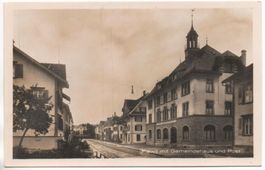 FLAWIL mit Gemeindehaus und Post
