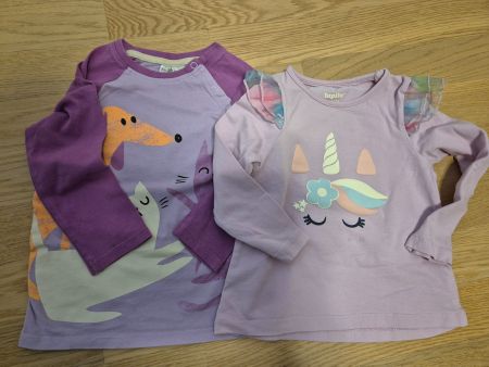 2x Lupilu Langarmshirts Gr. 98