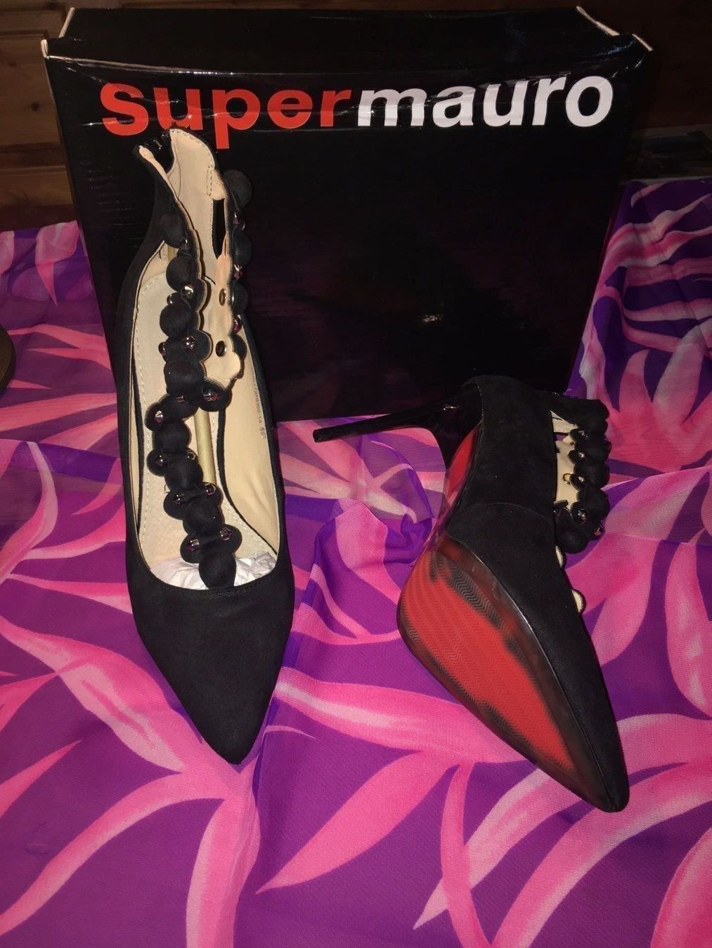 Scarpe da donna: High Heels supermauro schwarz/rot Neu – Nuovo e nell'imballaggio originale da Grächen venduto da Walterli_88 1