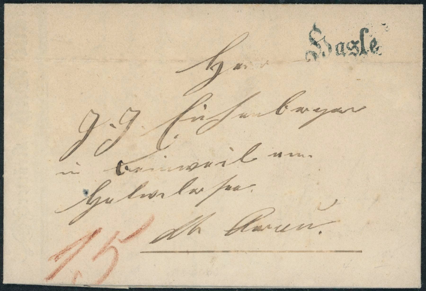 Tous les timbres: LU Hasle - Stabstempel - Brief – D'occasion à Schindellegi par leecollect