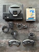 Sega Mega Drive 16 Bit mit 2 Controllern und Sonic