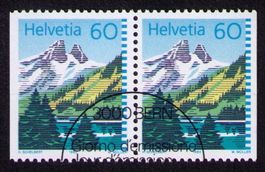 1993_837H3_Markenheft Bergsee__PAAR teilUNgezähnt_ET !
