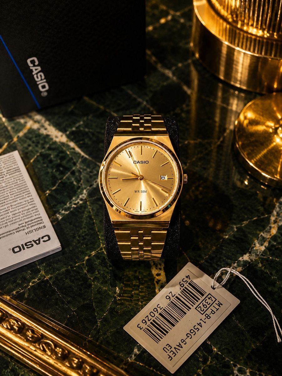 Casio Orologi: Montre casio doré neue / neuf – Nuovo e nell'imballaggio originale da Conthey venduto da Michel124 2