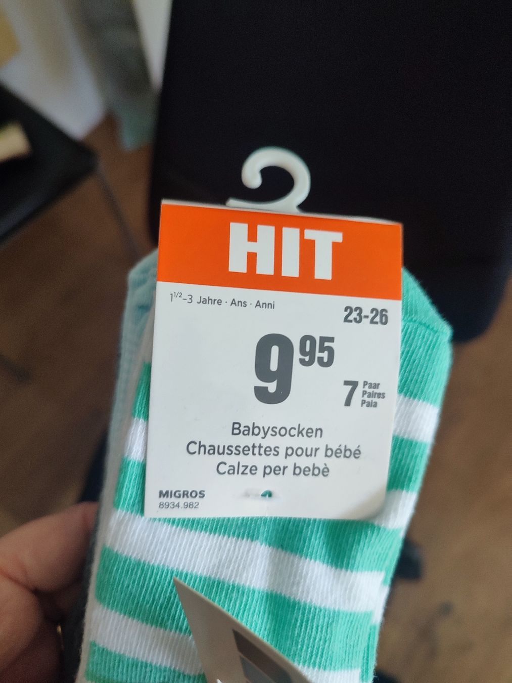 Migros Calze per bambini: Socken 23-26 , Neu, 7 Paar – Nuovo e nell'imballaggio originale da Bäretswil venduto da Gartenzwergin 3