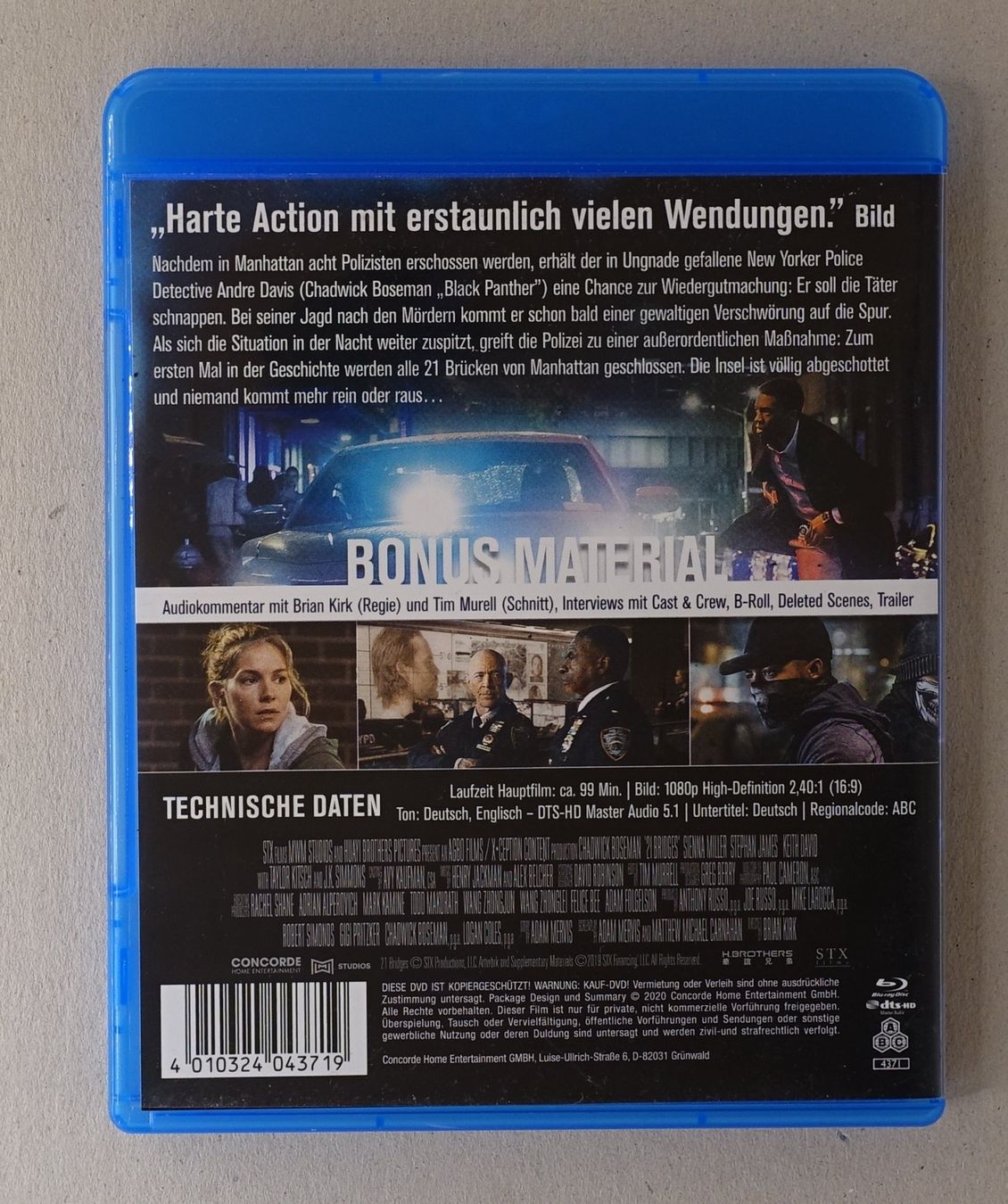 Alle DVDs: 21 Bridges – Gebraucht aus Sessa von fraenklishop 1