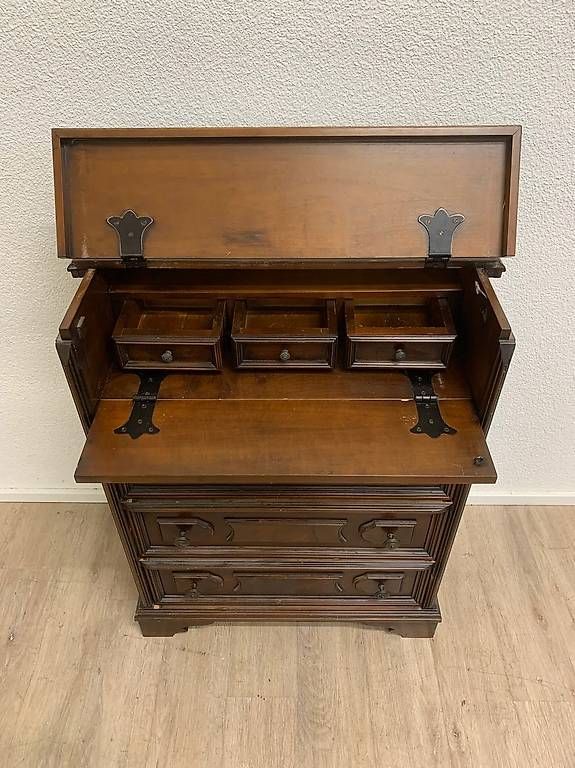 Scrivanie: Vintage Kommodensekretär im Barock-Stil – Usato da Obernau venduto da Arche_Noah_Brocki 1