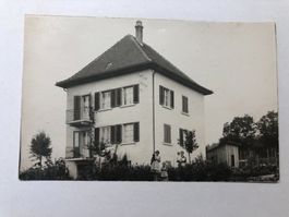 Altes Foto Haus Mina u Familie Bassersdorf 1933