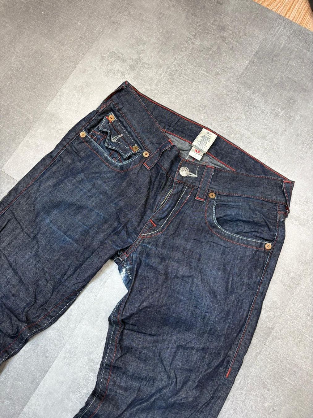 True Religion Jeans: True Religion Straight Jeans - Grösse M/30 – Usato da Werdenberg venduto da hase.vintage 3
