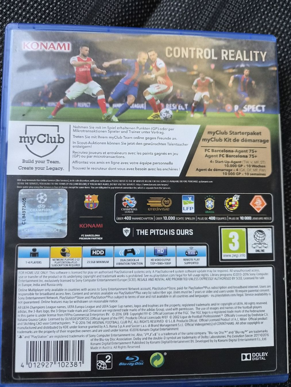 Sony Giochi: Jeu vidéo PES 2017 PS4 Konami – Usato da La Joux FR venduto da car_ck96 2