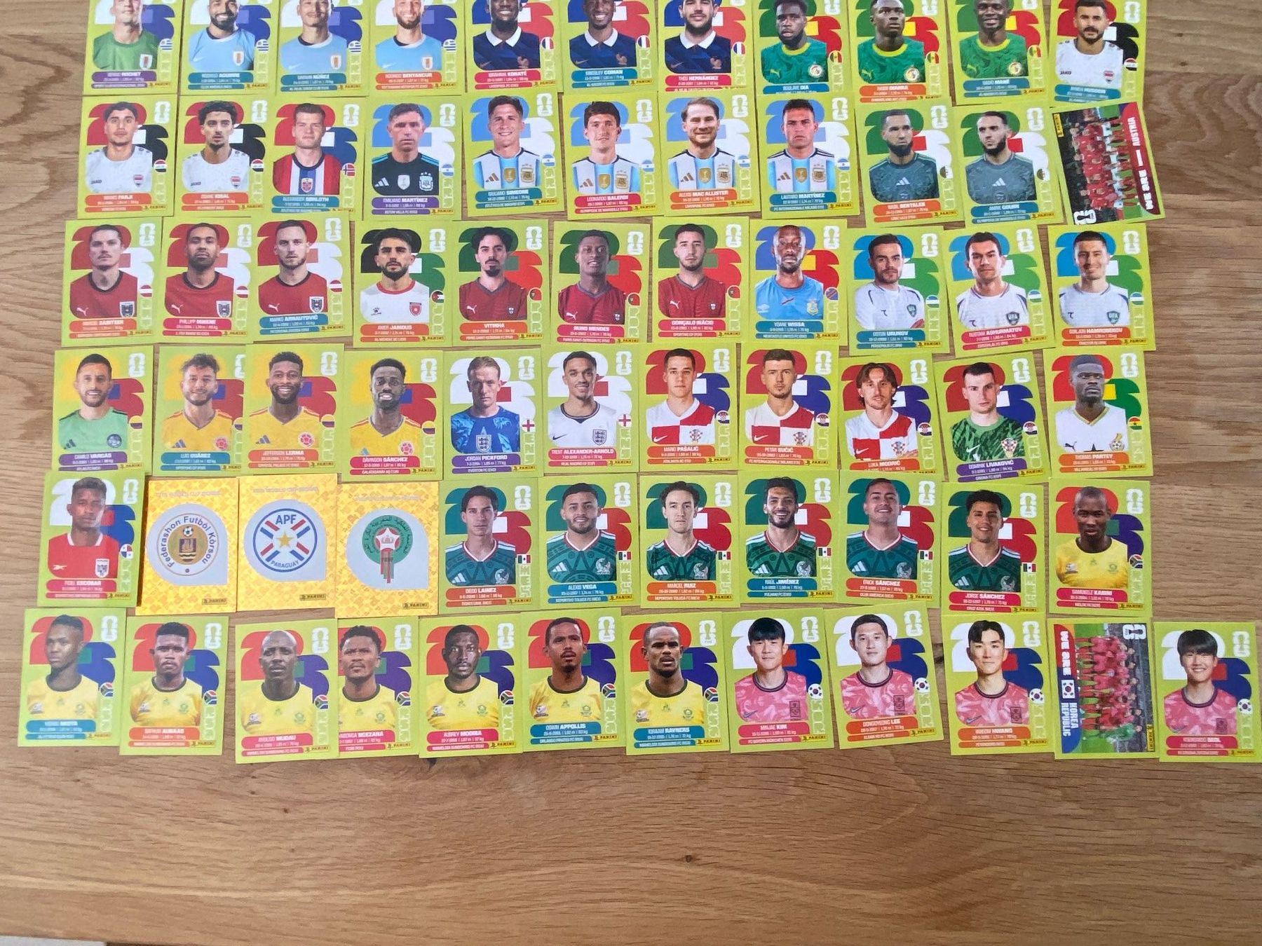 Panini Sammelbilder & Trading cards: 100 Panini WM 2026 Sammelbilder – Gebraucht aus Kleinbösingen von Patrickrebsamen 2