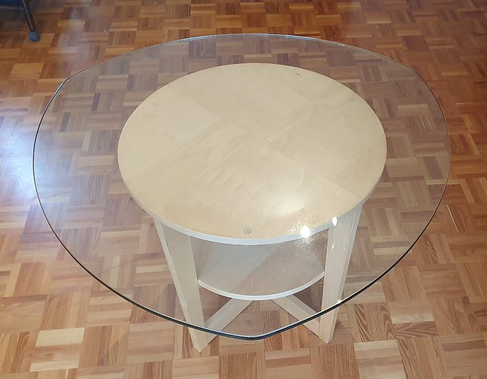 Tavoli: Table de salon, bois/verre – Usato da Givisiez venduto da Capino