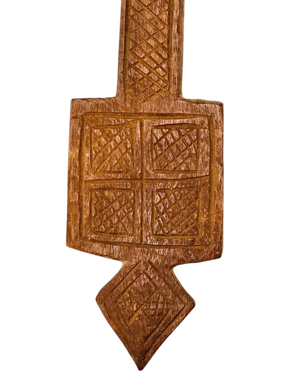 Skulpturen & Statuen: Croix copte éthiopienne antique palissandre sculptée main – Gebraucht aus Morges von deco.vintage 3