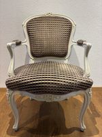 Louis XV gepolsterter Stuhl mit Lehnen