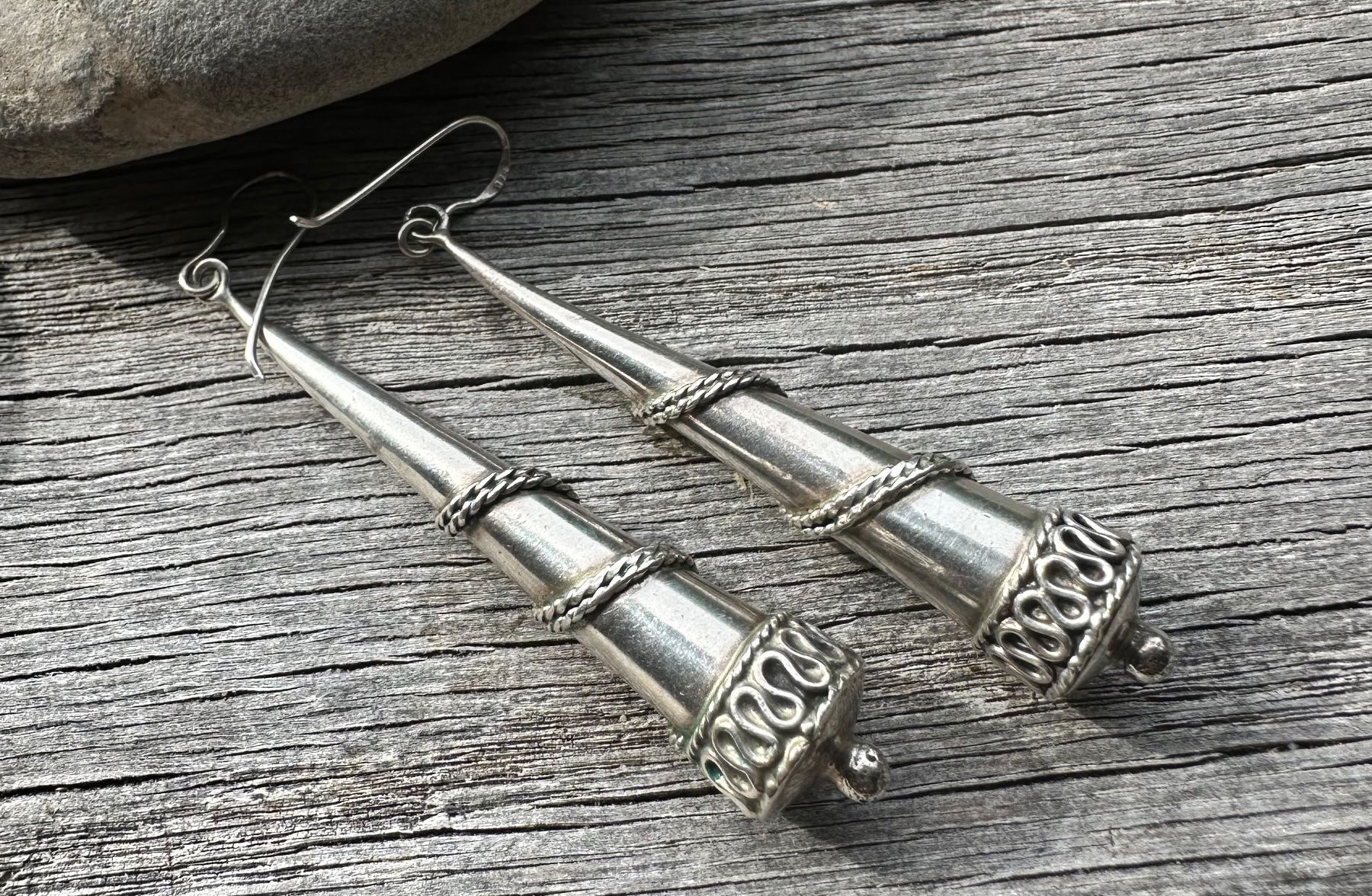 Orecchini pendenti & Orecchini a lobo: Ethno-Style Ohrringe aus Silber 925 – Usato da Muri AG venduto da Shoshana5
