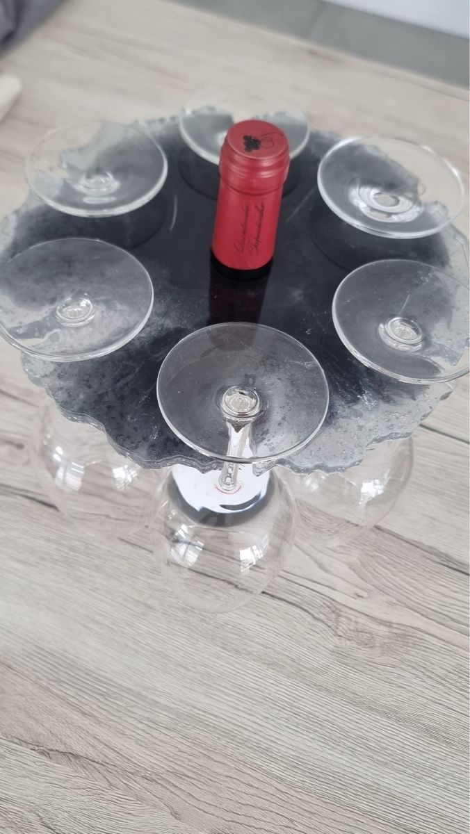 Tutte le decorazioni: Porte-verres à vin en résine époxy – Nuovo e nell'imballaggio originale da Moutier venduto da francisco20 1