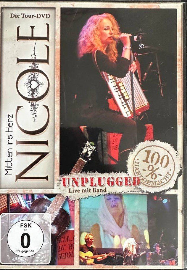 Tutti i DVDs: Nicole - Mittens ins Herz - Unplugged - DVD – Usato da Beringen venduto da Mantafisch1