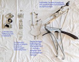 FollowMe Tandemkupplung Velo inkl. umfangreichem Zubehör
