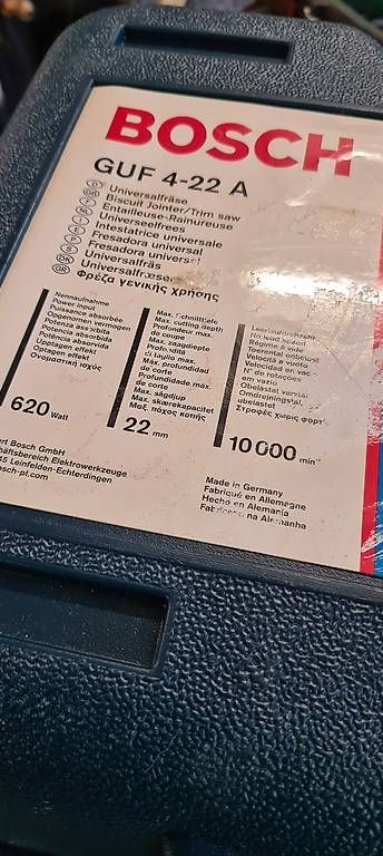 Alle Maschinen: Bosch unifräse – Gebraucht aus Therwil von zorraisabelle 1