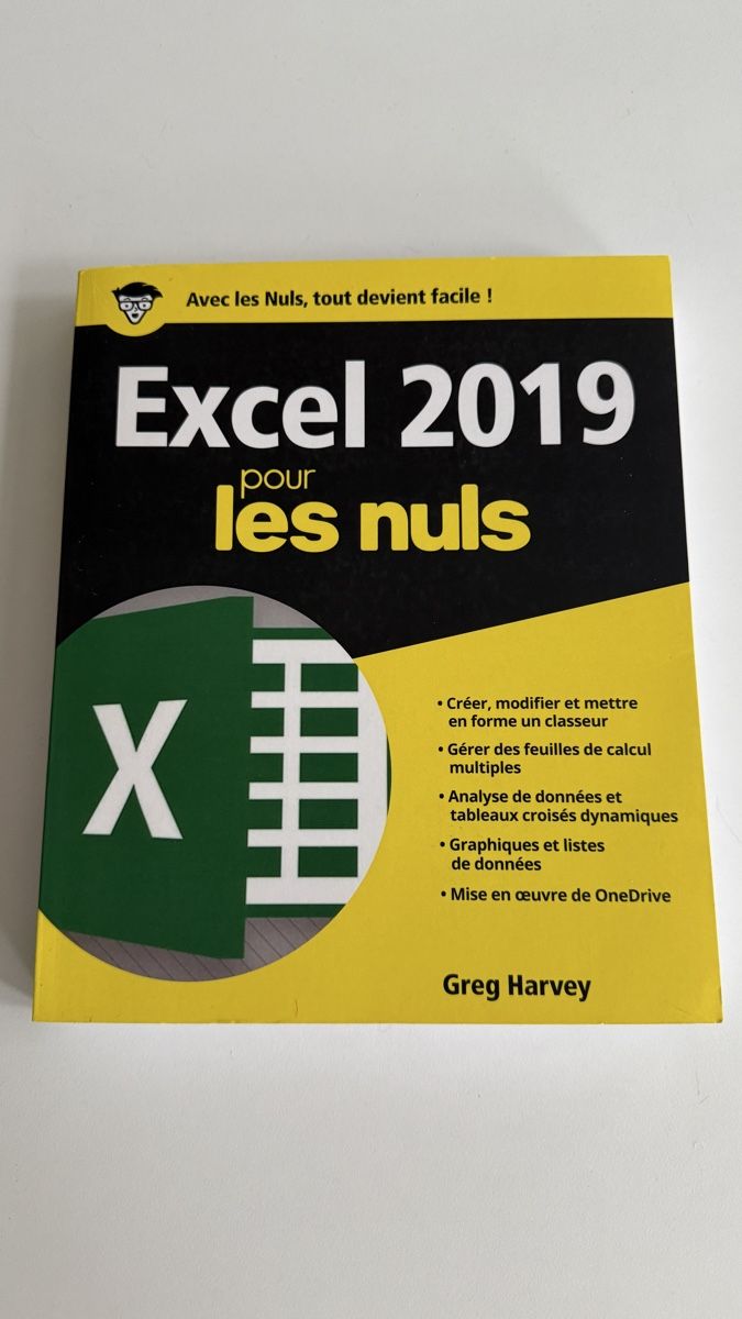 Libri: Excel 2019 pour les nuls – Nuovo (secondo la descrizione) da Yverdon-les-Bains venduto da _sabrinah_