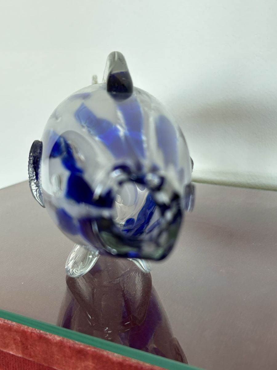Murano Statuette: Murano Glas Fisch – Usato da Meilen venduto da chr_5xzm 3