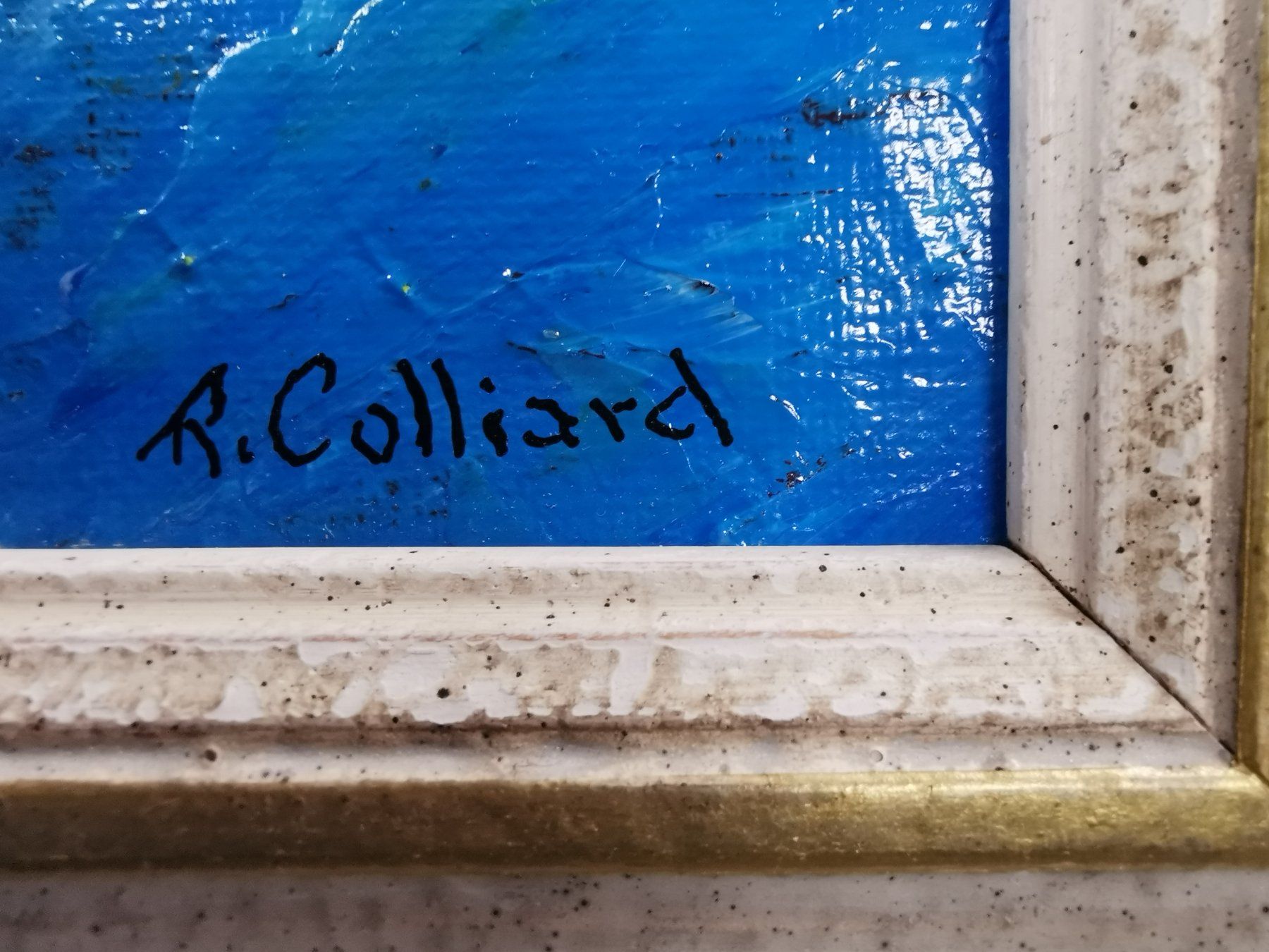 Dipinti: ROLAND COLLIARD(1932)HUILE SUR PANNEAU SIGNÉE ET DATÉE 2013 – Usato da Genève venduto da Qanil77 3