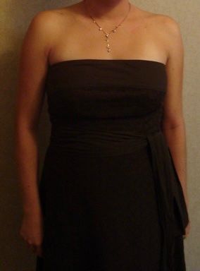 Trägerloses Kleid