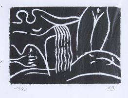 Linoldruck: Signs I