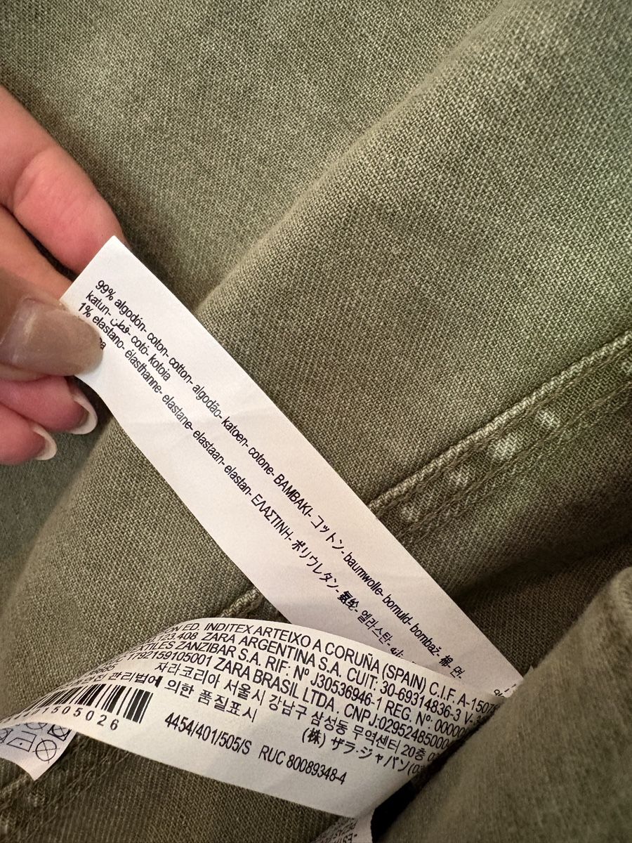 Zara Giacche: Zara Denim Jacke Khaki Grösse S  – Usato da Ebertswil venduto da shushuj 2