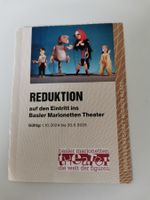 Reduktion Eintritt Basler Marionetten Theater