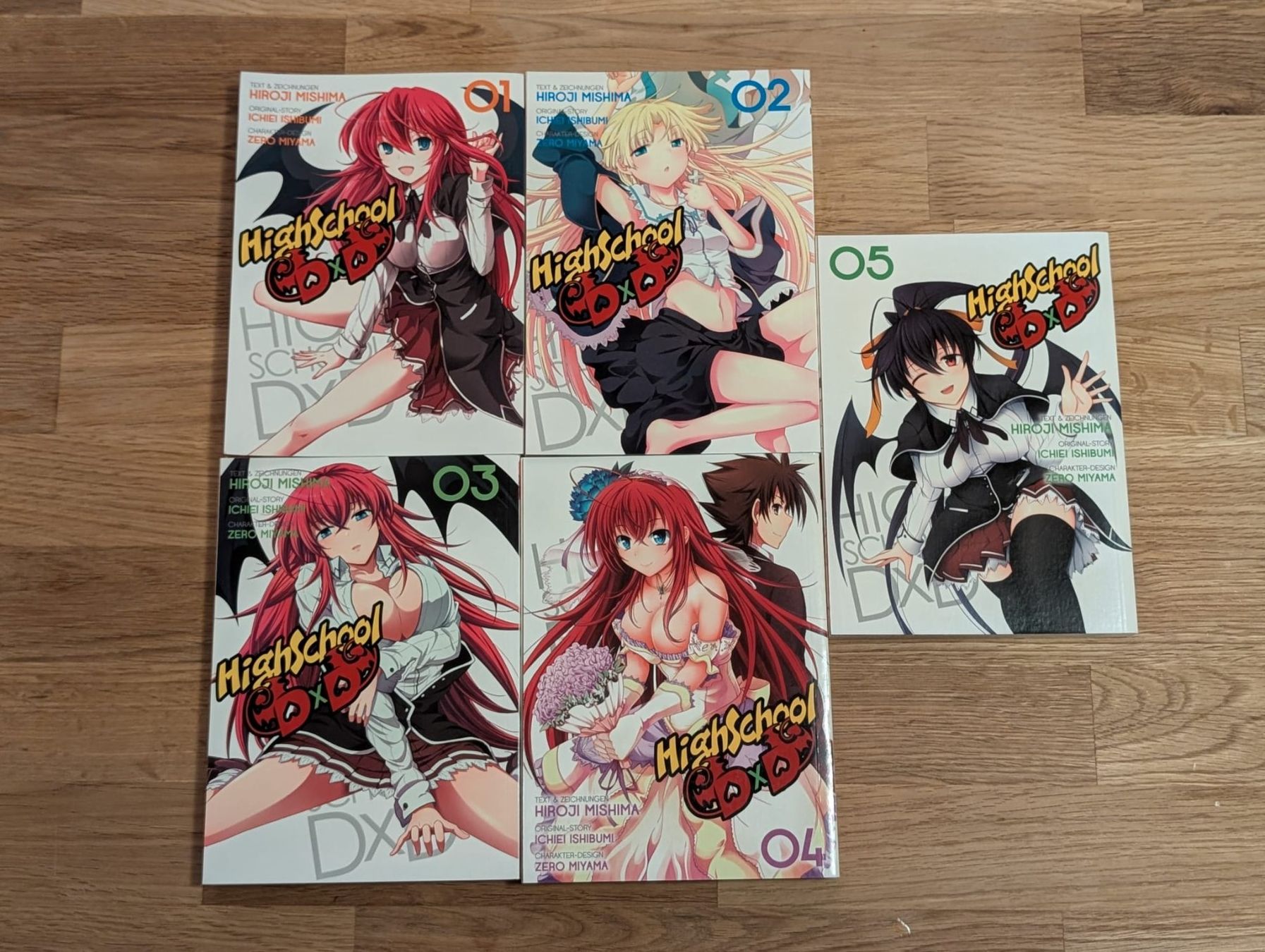 Fumetti: HighSchool DxD 1-5 Manga DE – Usato da Bülach venduto da Kumakun95 1