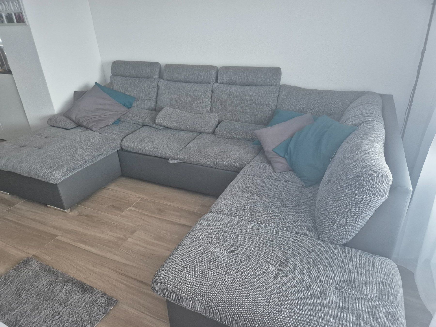 Sofas: Wohnlandschaft/Sofa darkgrey inkl. Bettfunktion – Gebraucht aus Neuendorf von Lia_23