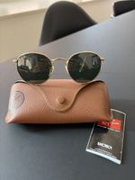 Ray-Ban Sonnenbrille rund Metall goldfarben gute Zustand