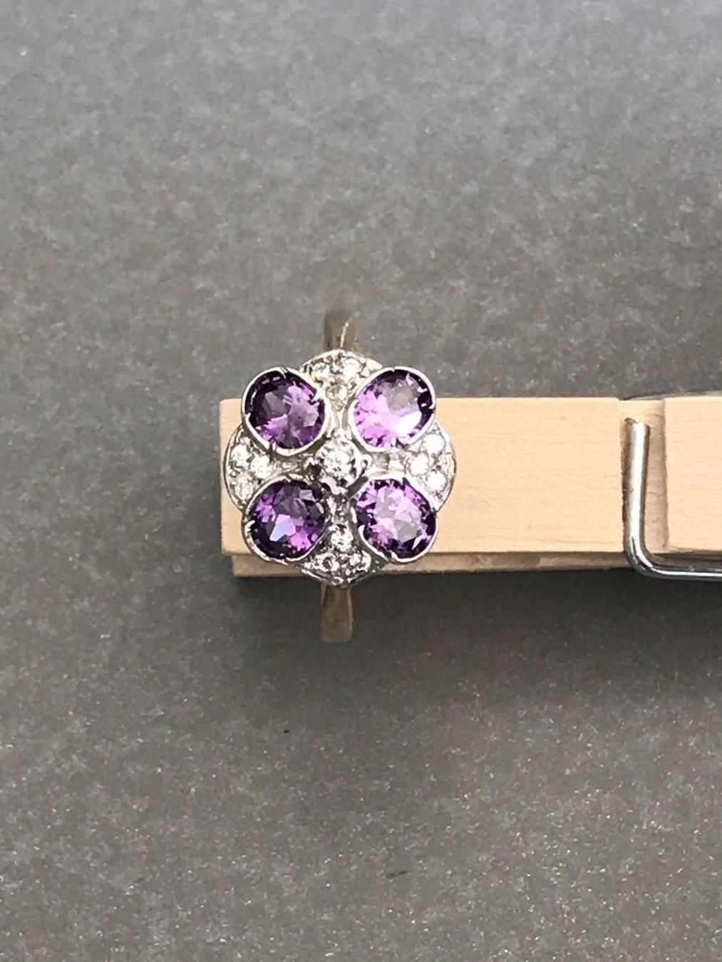 Anelli: AMETHYST CZ Silber Ring Rg56 & Rg57 EDEL – Nuovo (secondo la descrizione) da Basel venduto da gretchen03 2