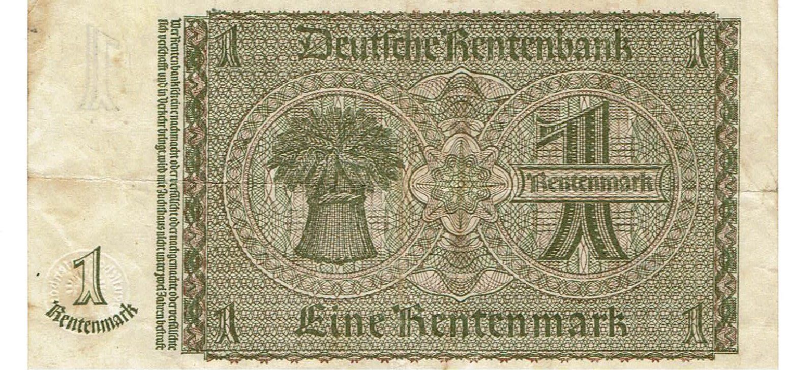 Banconote: Berlin 1 Rentenmark 1923 SS++-VZ – Usato da Steffisburg venduto da ber_8htf 1