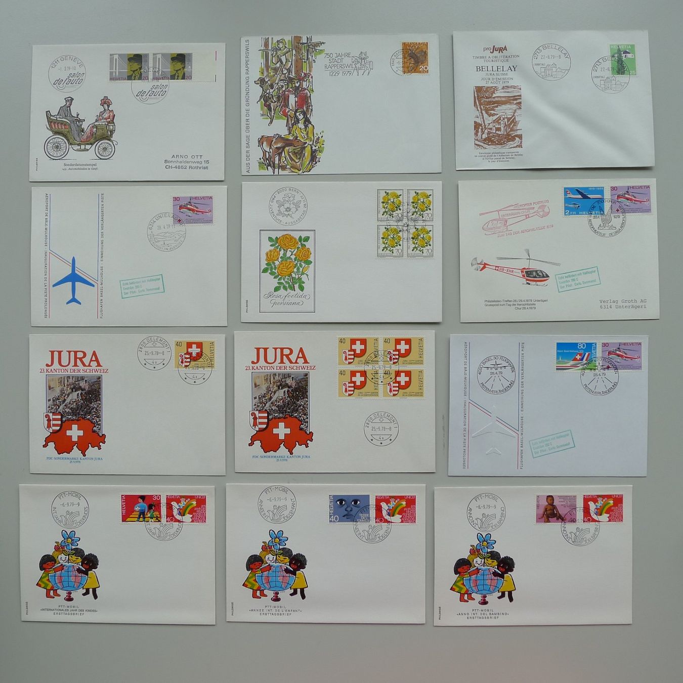 Tutti i francobolli: 1960-2000, über 800 Briefe, illustriert, Sonderstempel... – Usato da Sursee venduto da Luzernerraute 5