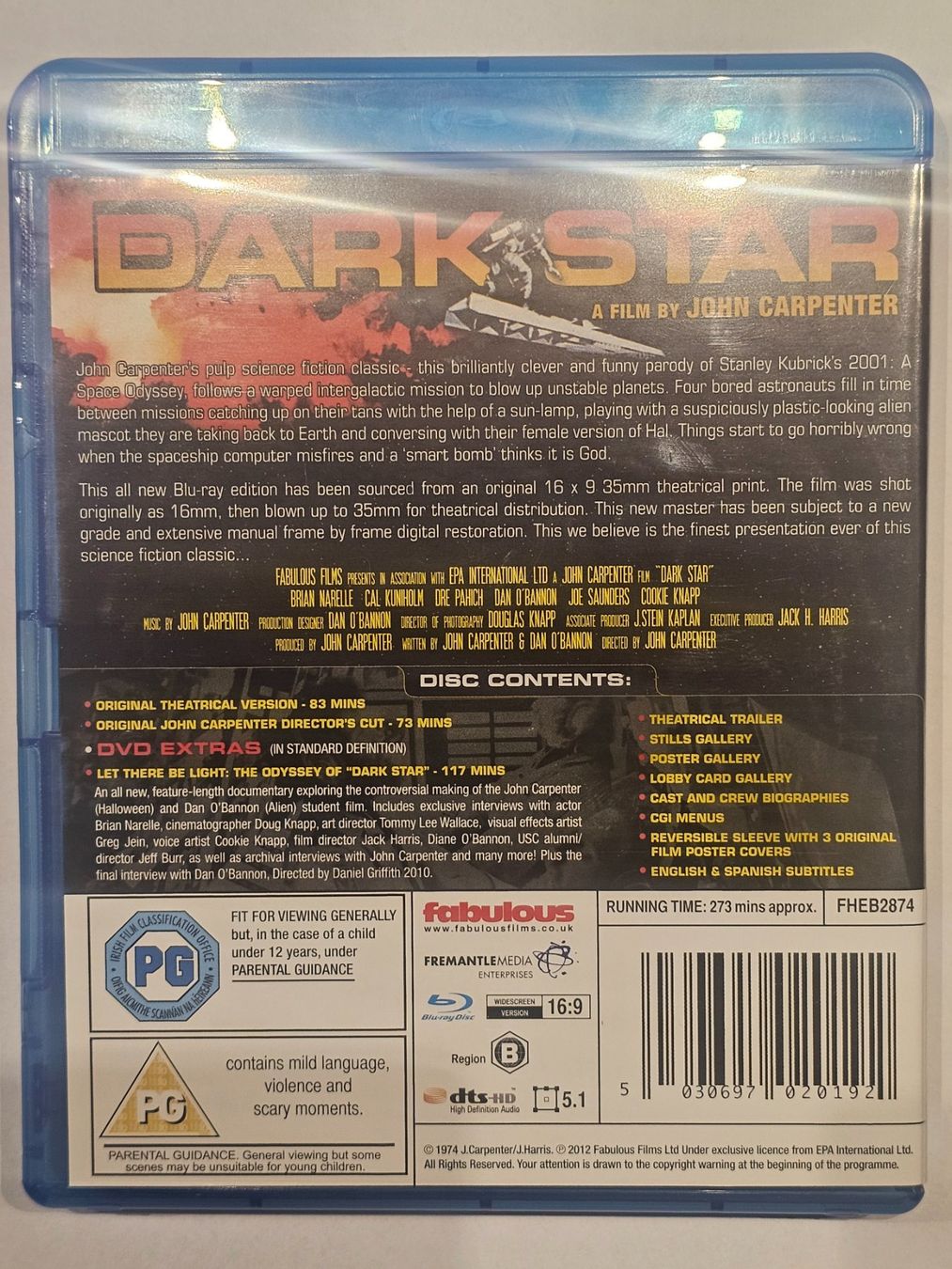 Alle DVDs: Blu-ray Dark Star John Carpenter Sci-Fi Klassiker – Gebraucht aus Würenlos von Keks 1