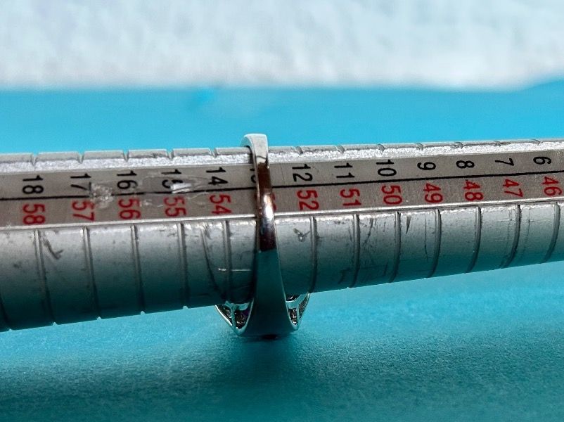 Anelli: Silberring Himbeere Spinel und Brillanten echt (53) – Usato da Dittingen venduto da Bijoubelle 5