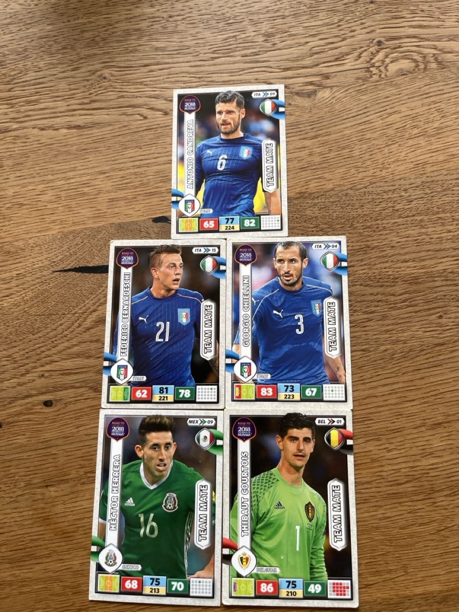 Sammelbilder & Trading cards: Panini Fussballkarten 2018  – Gebraucht aus Hofstatt von ryb_qlf8