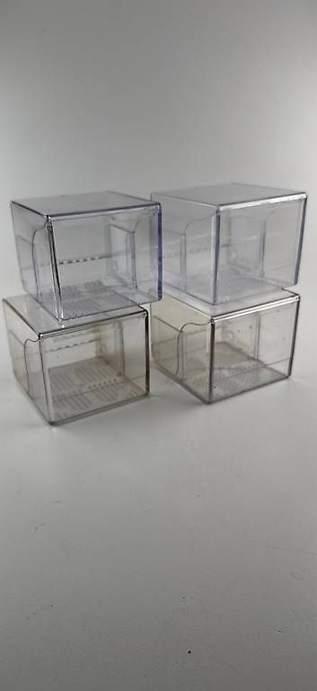 TDK Minidisc: 4 MiniDisc Aufbewahrungsboxen transparent – Gebraucht aus Langenthal von Schmittchen