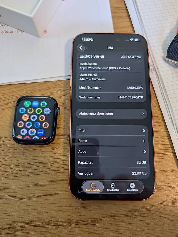 Apple Smartwatch: Apple Watch Series 6 GPS und Cellular – Usato da Winterthur venduto da up.