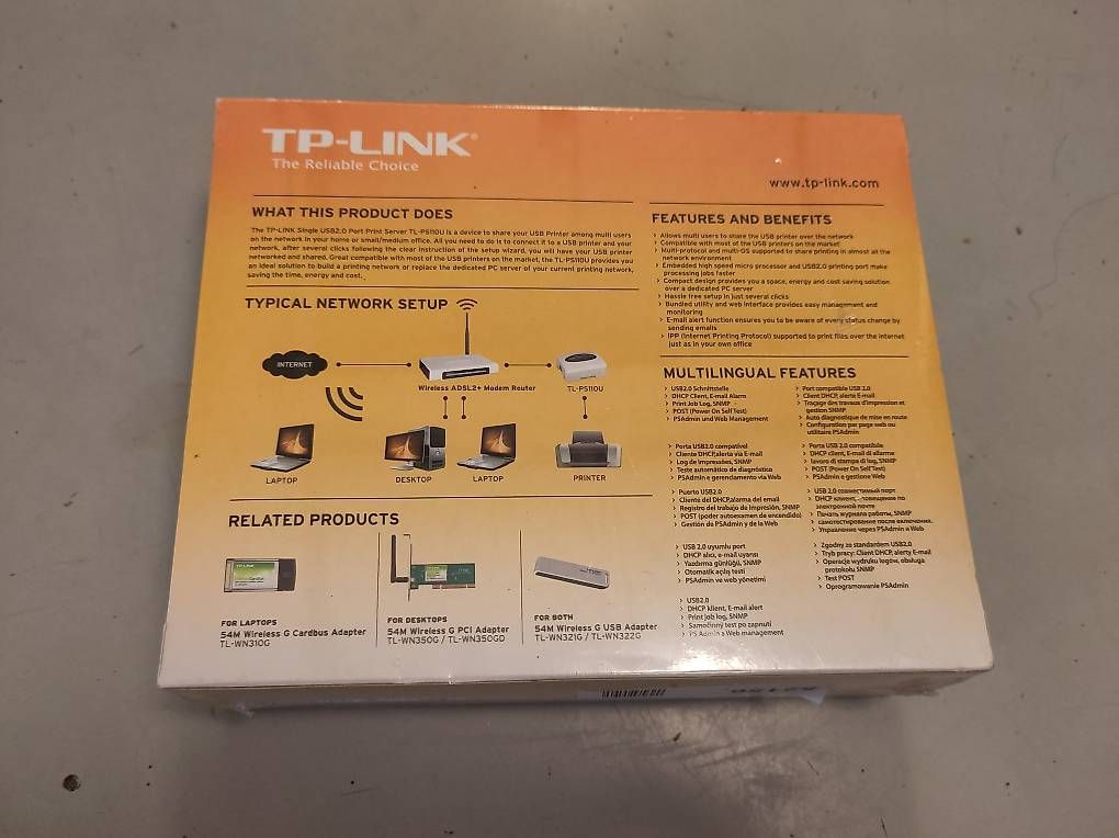 Server: TP Link Print Server TL PS-110U neu – Nuovo e nell'imballaggio originale da Zürich venduto da Roessler0 1