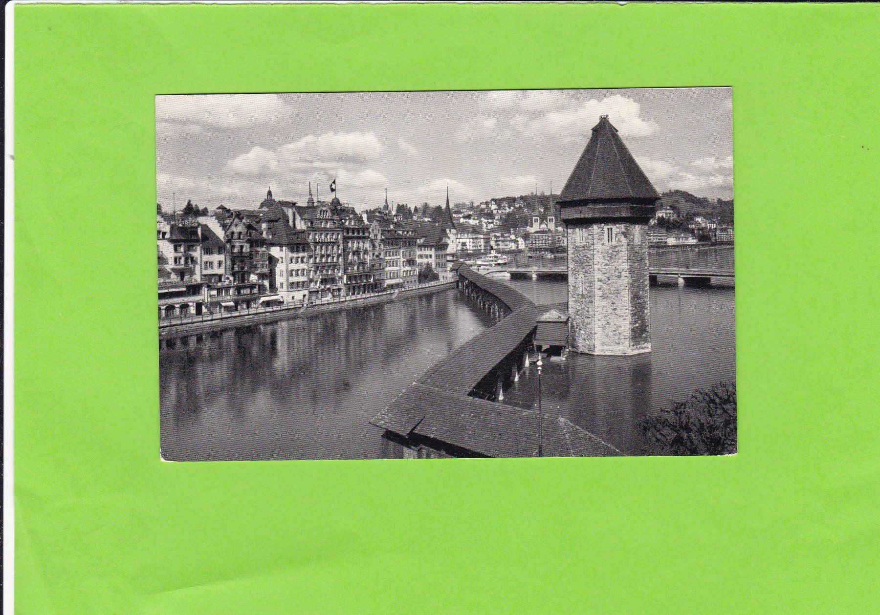 Cartes postales: Luzern-Kapellbrücke-Wasserturm – D'occasion à St. Peterzell par neckertal