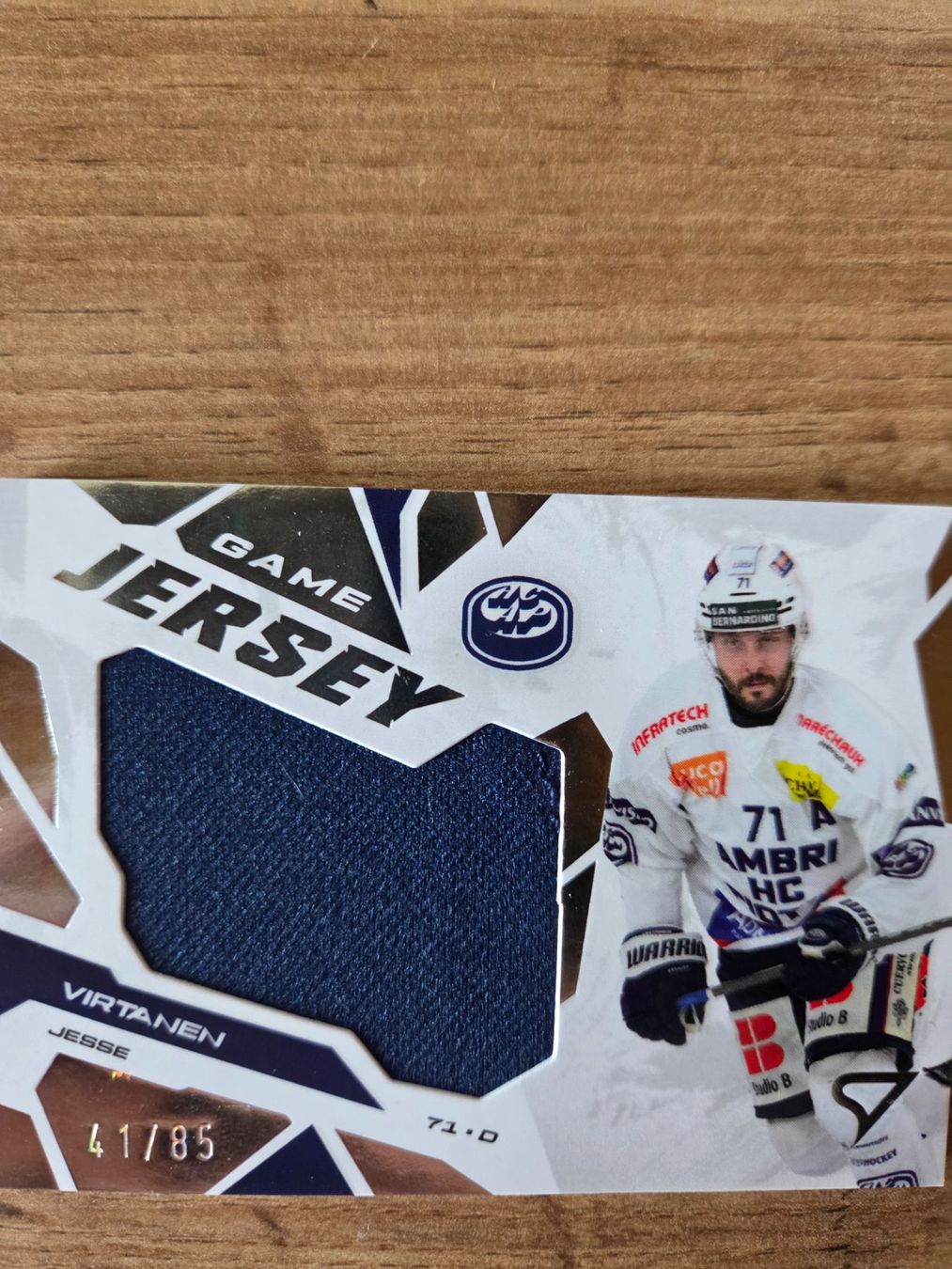 Sportzoo Carte collezionabili: HCAP - Jesse Virtanen Game Jersey 41/85 – Nuovo (secondo la descrizione) da Arzier-Le Muids venduto da SmellyCat