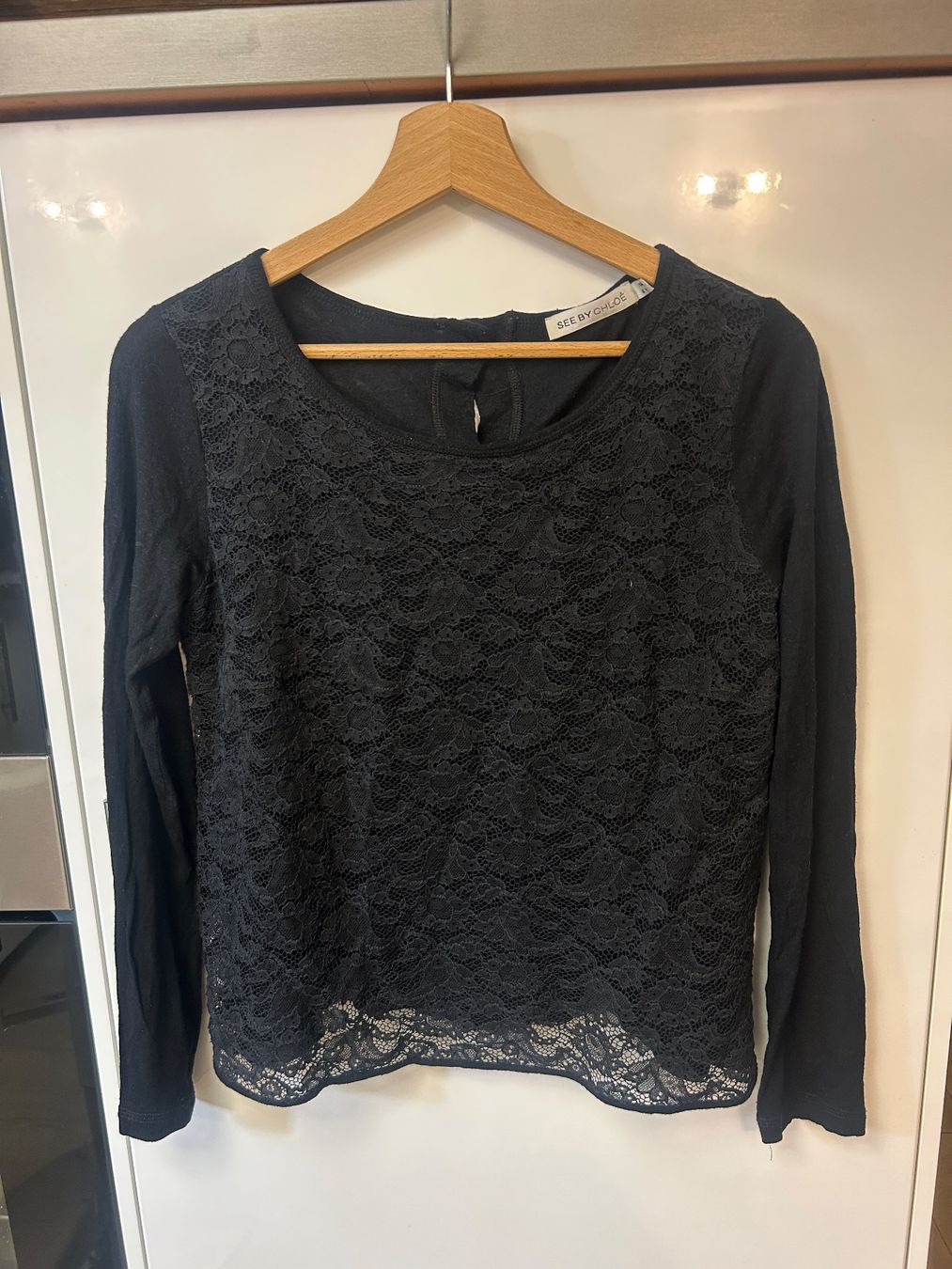 Chloé Maglioni & Felpe: see by chloé lace sweater – Usato da basel venduto da wastedworld