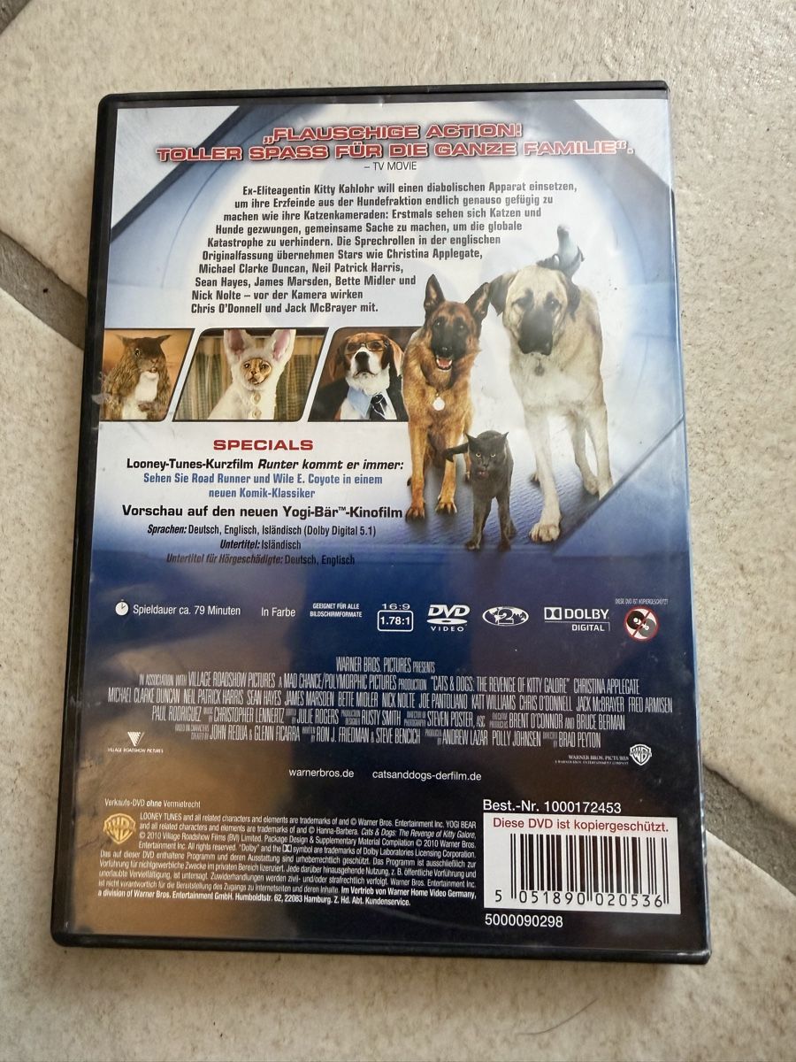 Tutti i DVDs: DVD Cats and Dogs – Usato da Recherswil venduto da luca_v 1