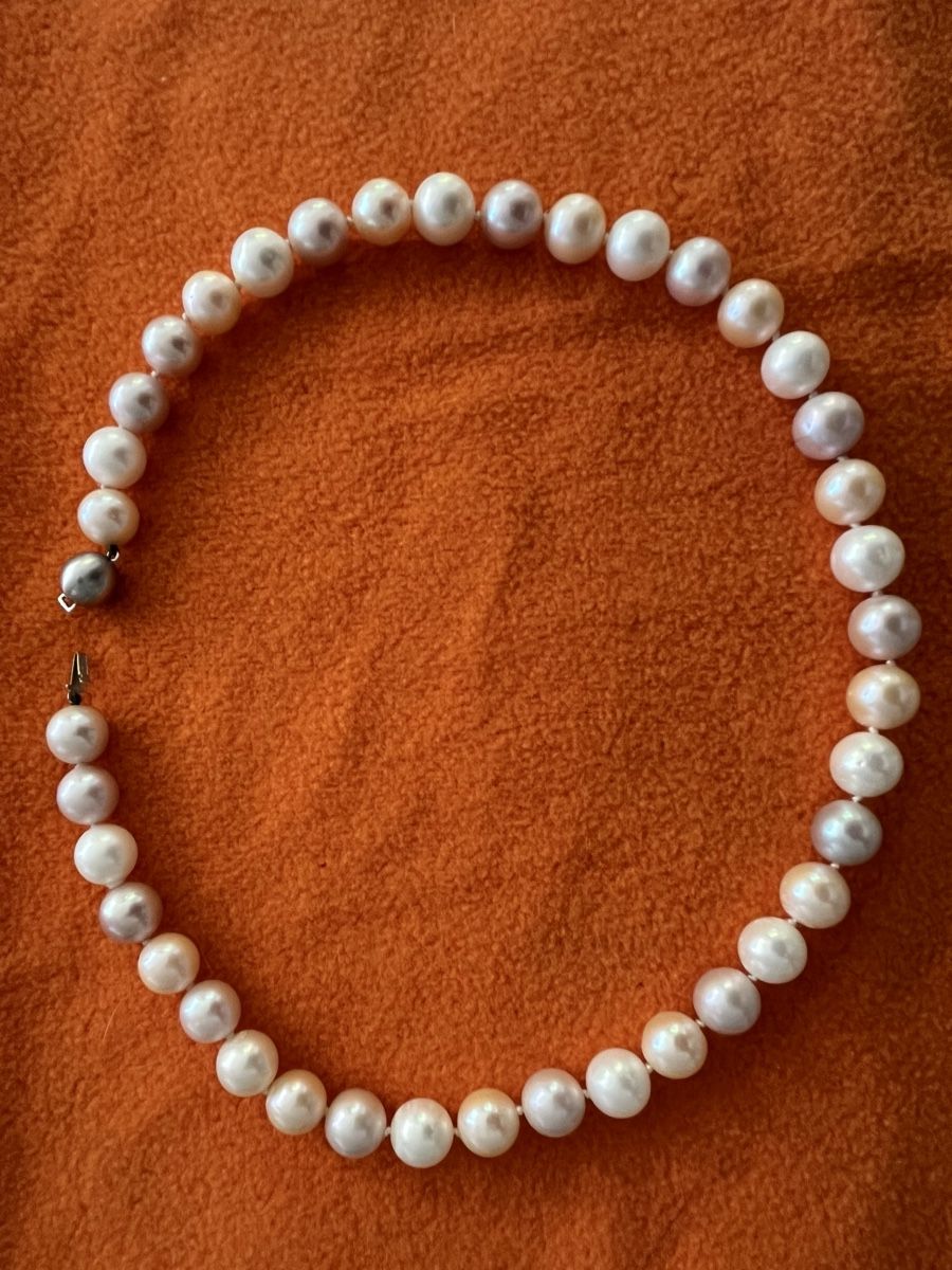 Perle (finte): Perlenkette farbig, Glanz,  46cm – Usato da Schaffhausen venduto da almaro2010 3