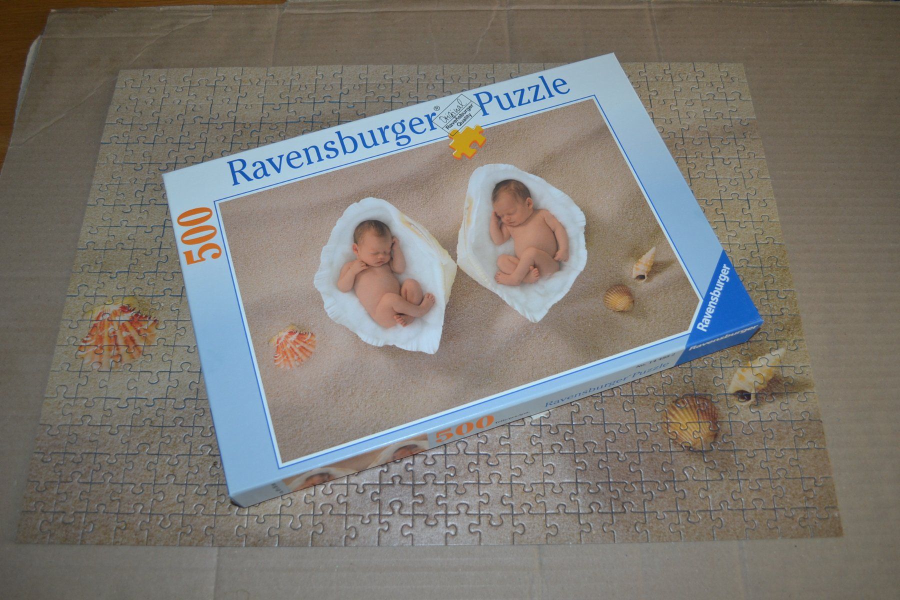Ravensburger Puzzle: Puzzle 500 Teile - Muschelbabys – Usato da Kölliken venduto da Knorrli58 1