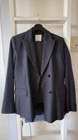 Sandro Women's Check Suit, Size 36