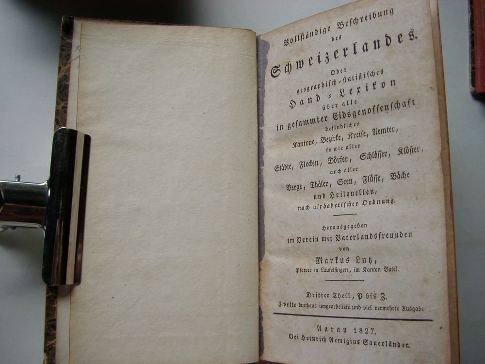 Libri: Vollständige Beschreibung des Schweizerlandes, oder, Geogr. – Usato da Winkel venduto da Gallica 5
